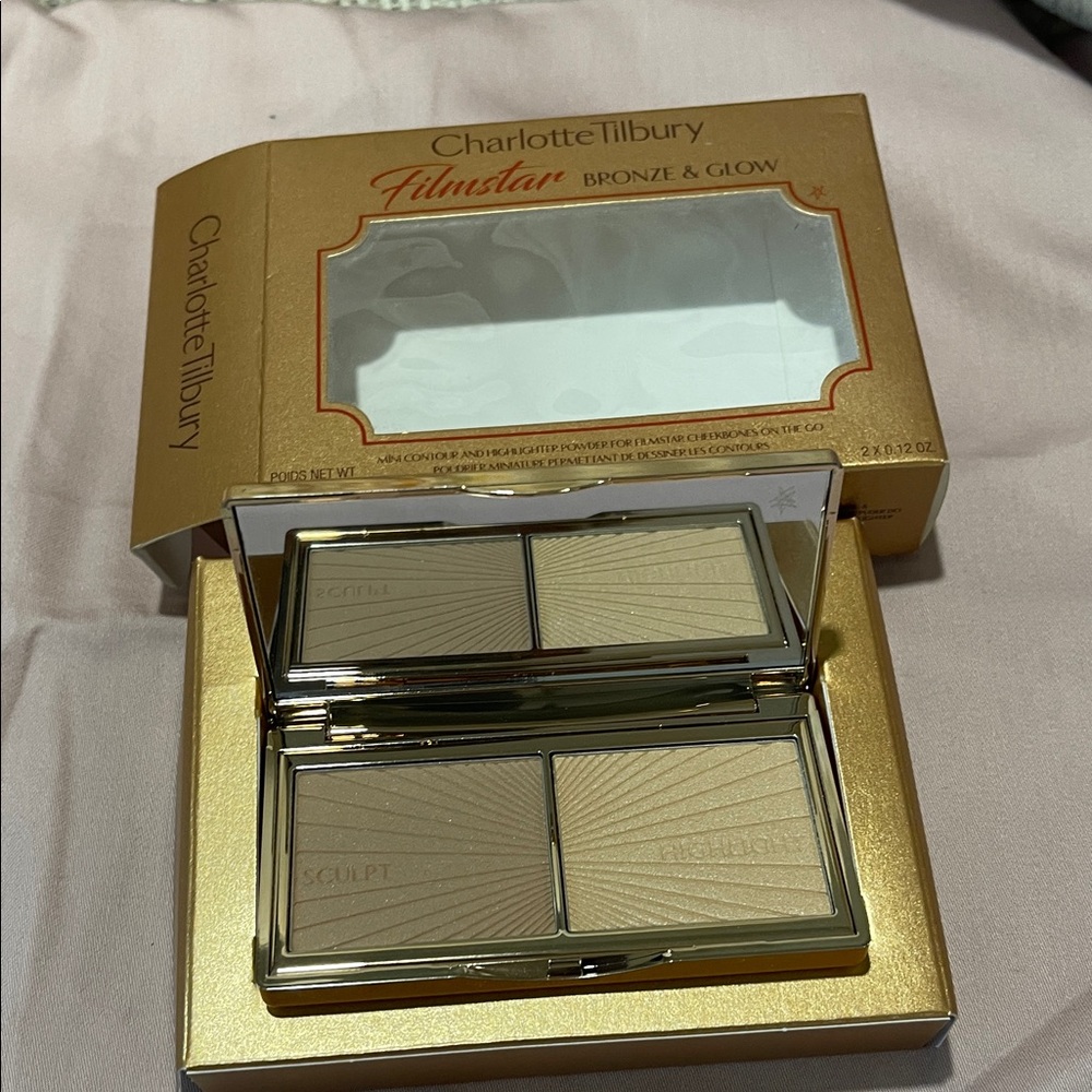 Charlotte Tilbury Filmstar Bronze & Glow Palette - Gold and Tan